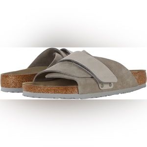 Birkenstock Kyoto wide strap sandal. New w/o tags,Never worn. Color, Stone coin.